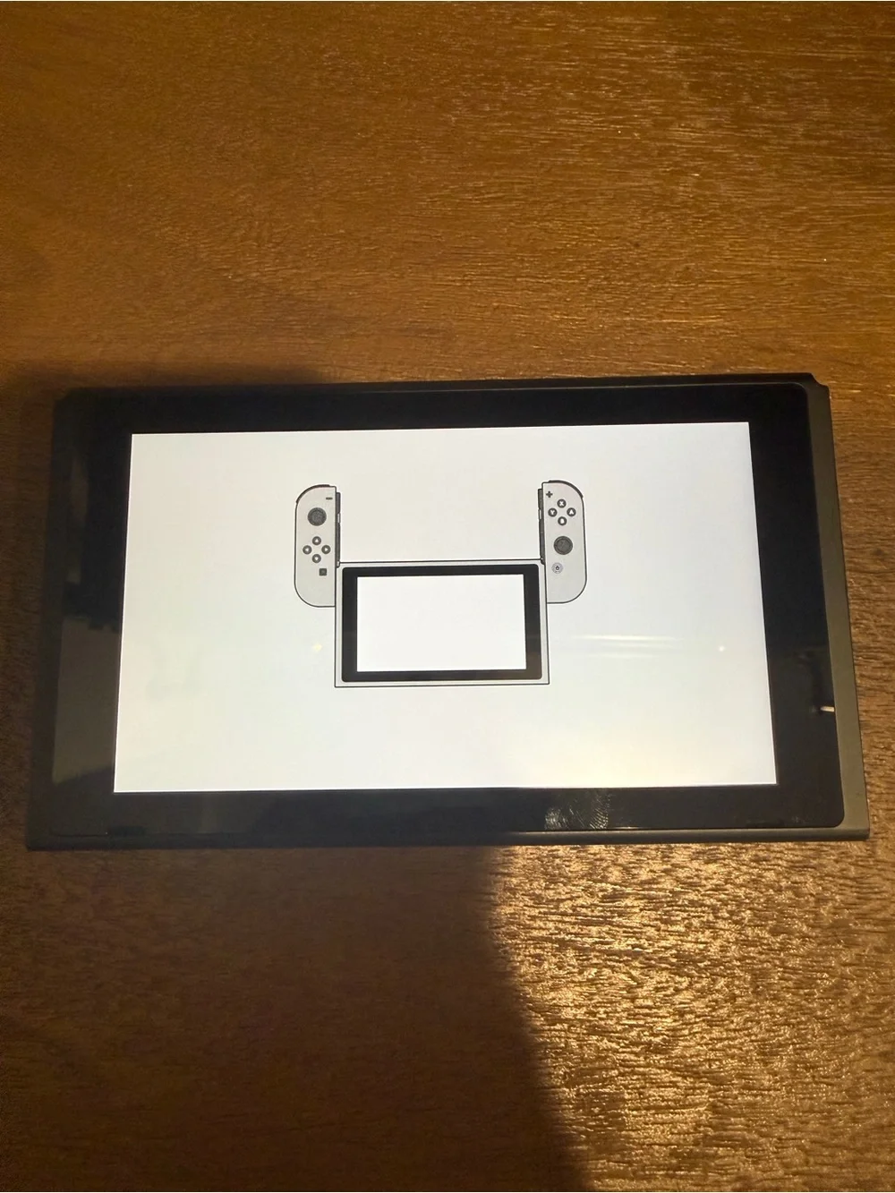 Nintendo Switch Console with Black Dock and Black Case Trimmed in Red